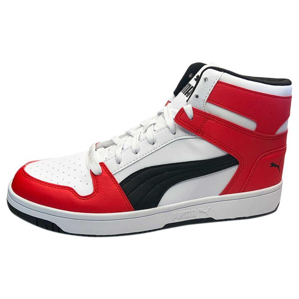 NWT PUMA AUTHENTIC REBOUND JOY MEN'S WHITE BASKETBALL SHOES SIZE 10.5 11 - Picture 4 of 6